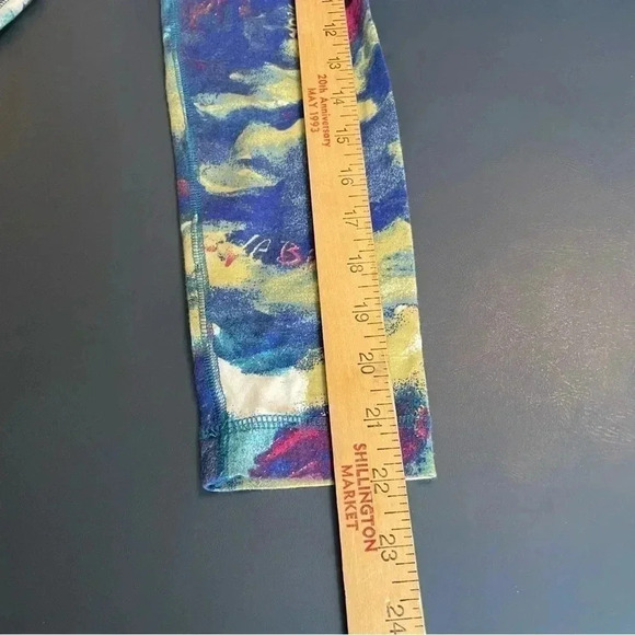 Additions by Chicos Women’s Lightweight Jacket 0 Blue Patterned Zip Up Hooded - Picture 11 of 12